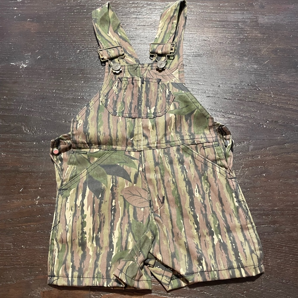 Kids Camo Overalls Real Tree Size 2T